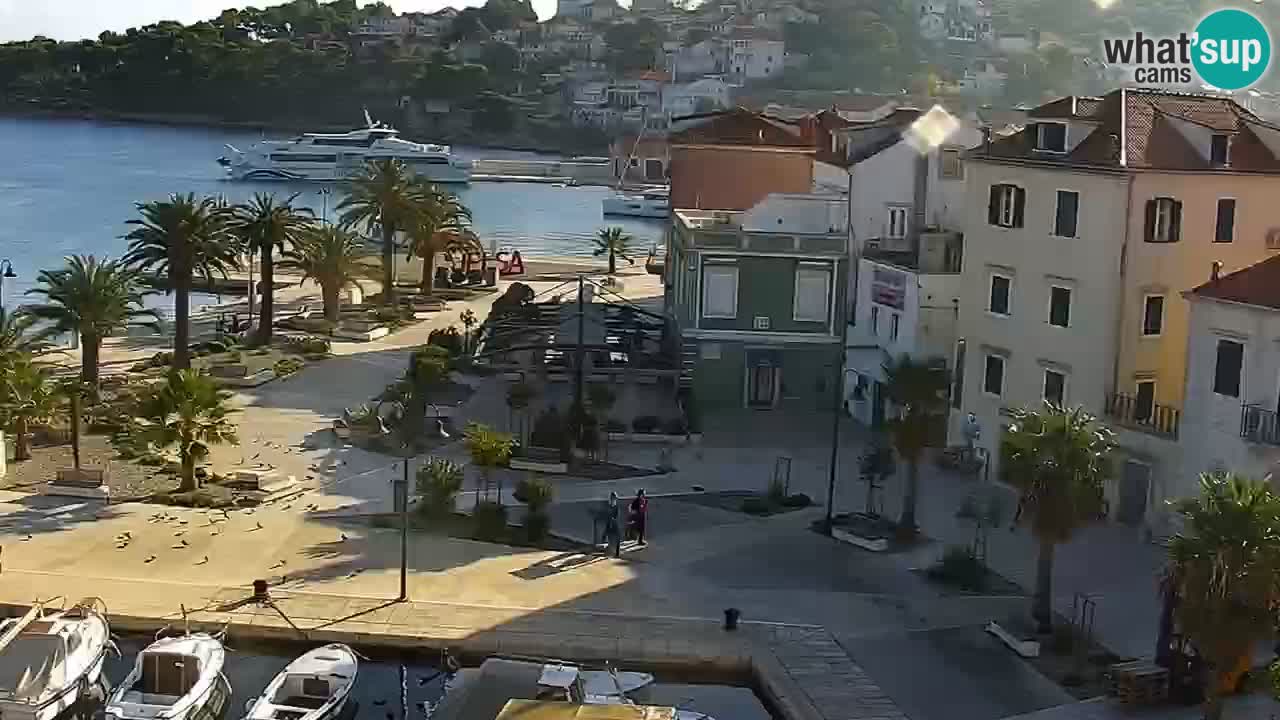 Webcam Jelsa Live motorisée – île de Hvar – Dalmatie – Croatie
