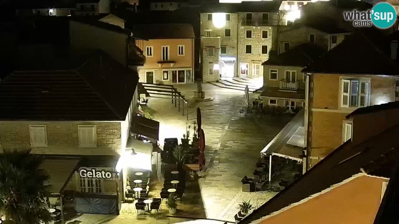 Webcam Jelsa Live motorisée – île de Hvar – Dalmatie – Croatie