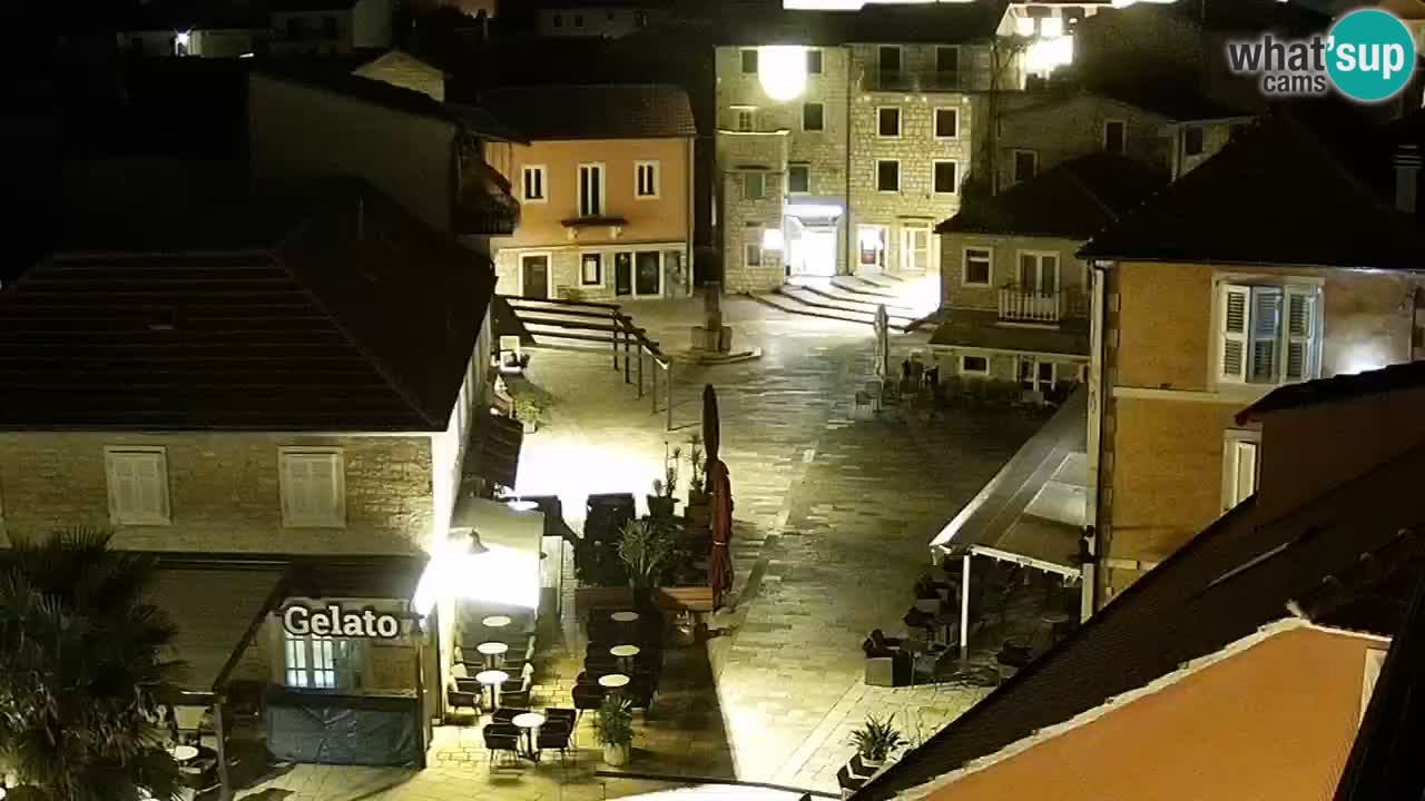 Webcam Jelsa Live motorisée – île de Hvar – Dalmatie – Croatie