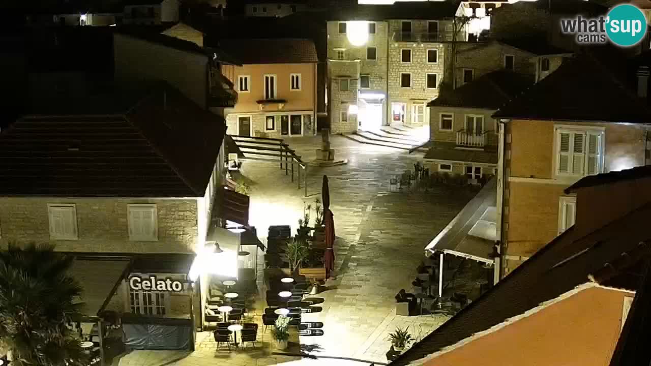 Webcam Jelsa Live motorisée – île de Hvar – Dalmatie – Croatie