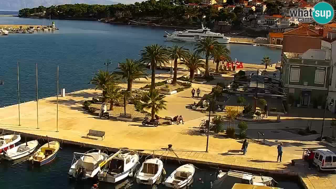 Jelsa Live Webcam motorizzata – Isola di Hvar – Dalmazia – Croazia