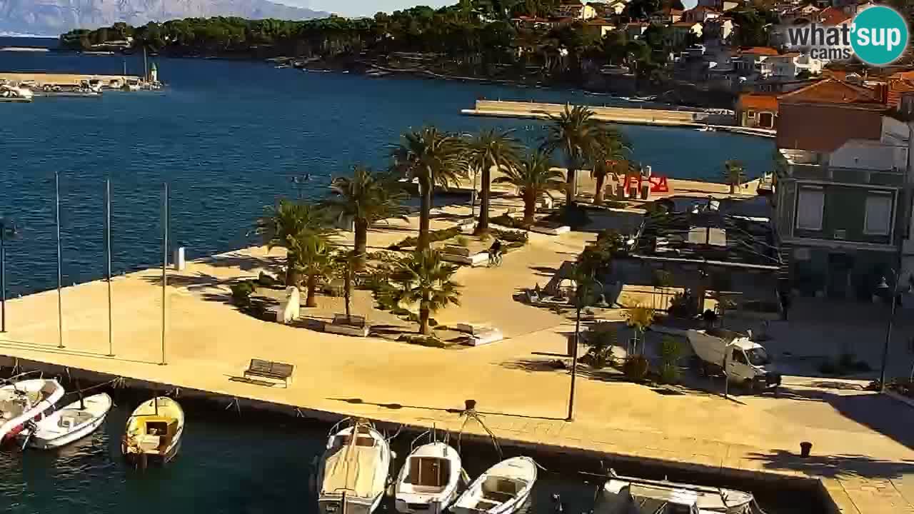 Webcam Jelsa Live motorisée – île de Hvar – Dalmatie – Croatie