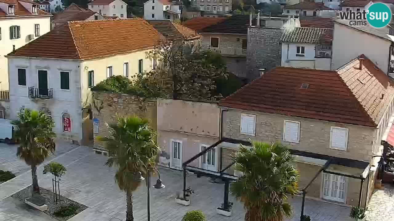 Webcam Jelsa Live motorisée – île de Hvar – Dalmatie – Croatie