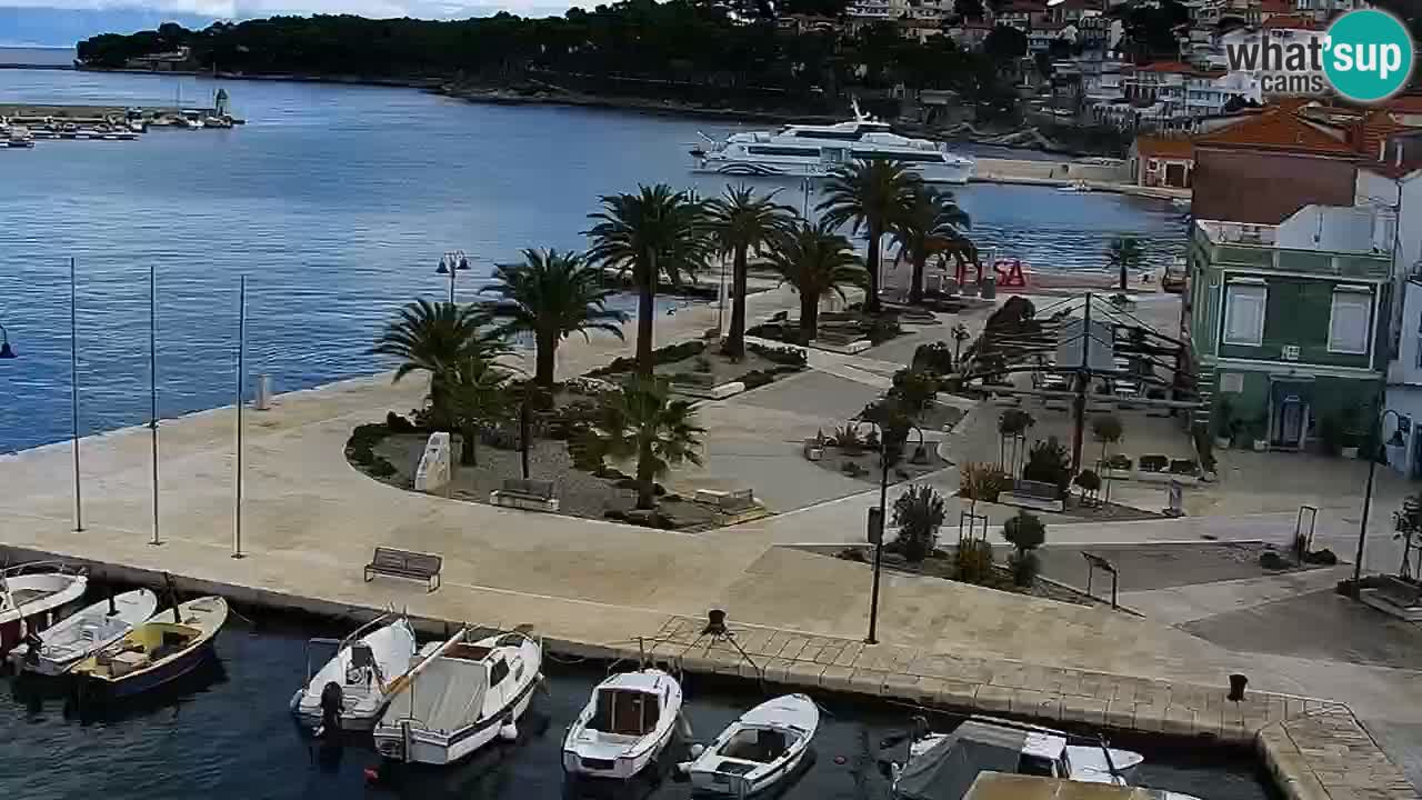 Jelsa Live Webcam motorizzata – Isola di Hvar – Dalmazia – Croazia
