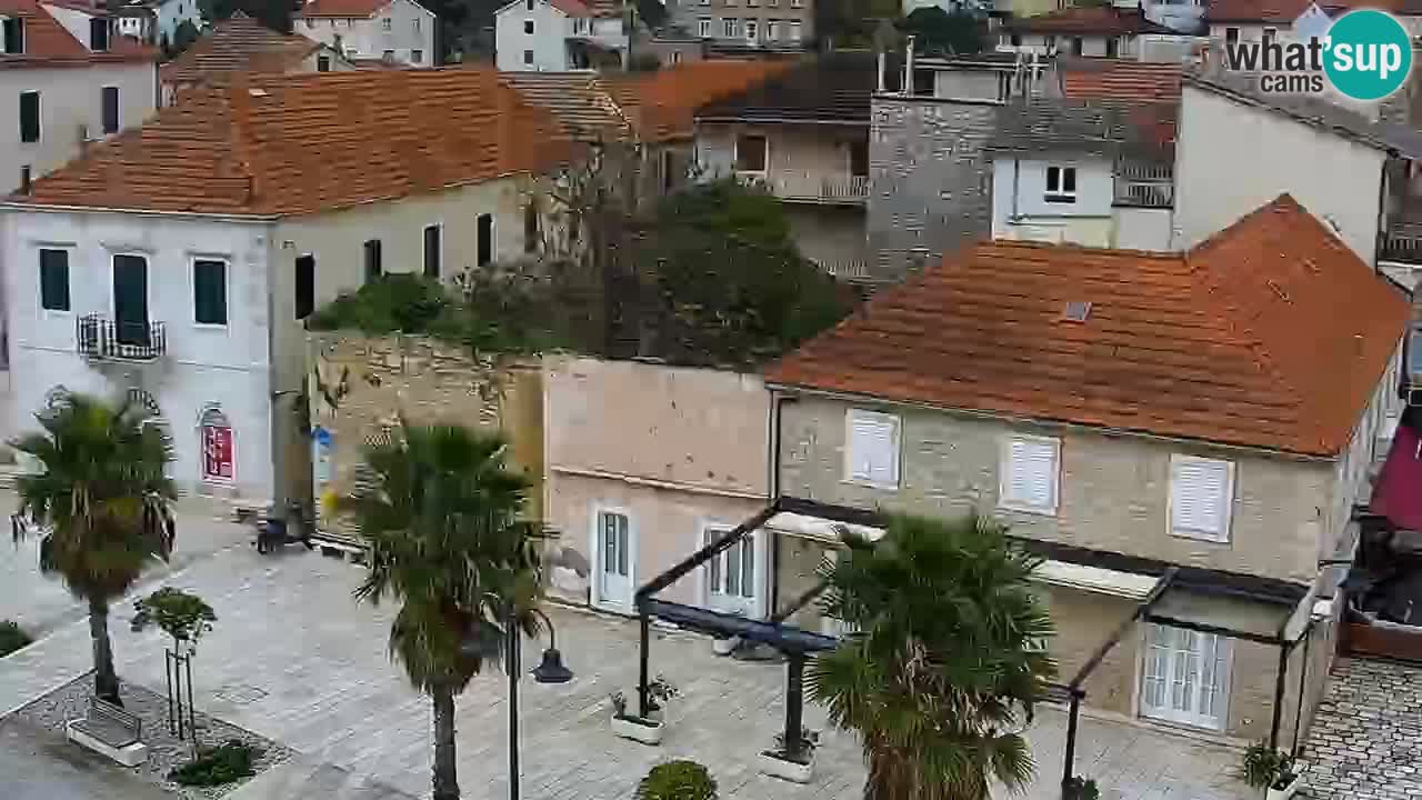 Webcam Jelsa Live motorisée – île de Hvar – Dalmatie – Croatie