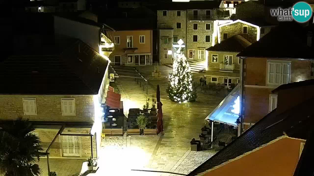 Webcam Jelsa Live motorisée – île de Hvar – Dalmatie – Croatie