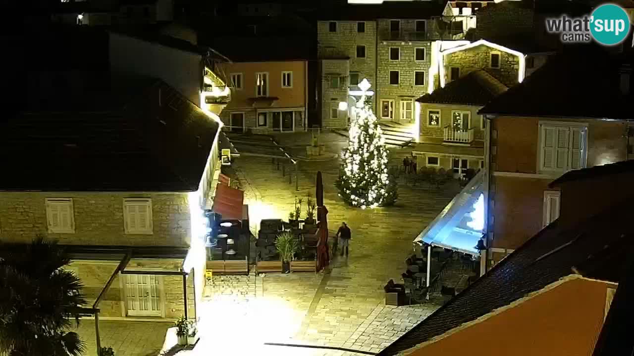Webcam Jelsa Live motorisée – île de Hvar – Dalmatie – Croatie