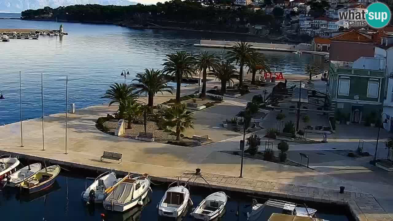 Webcam Jelsa Live motorisée – île de Hvar – Dalmatie – Croatie