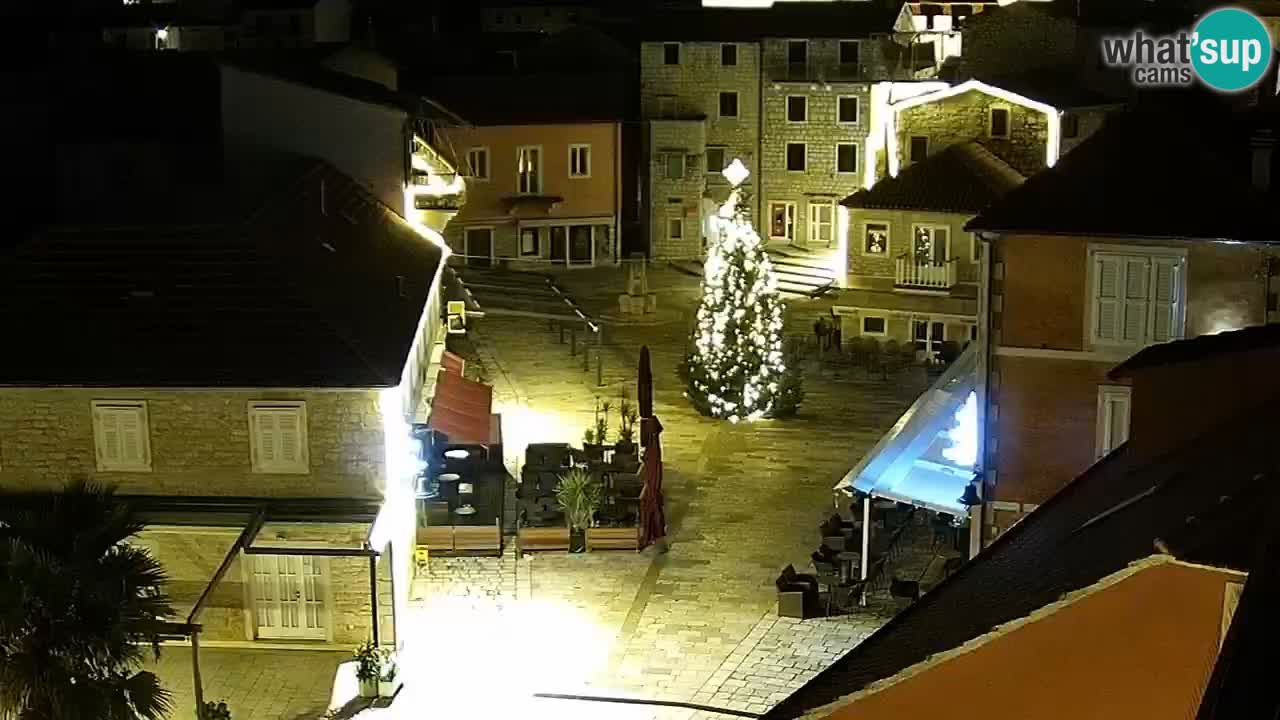 Webcam Jelsa Live motorisée – île de Hvar – Dalmatie – Croatie