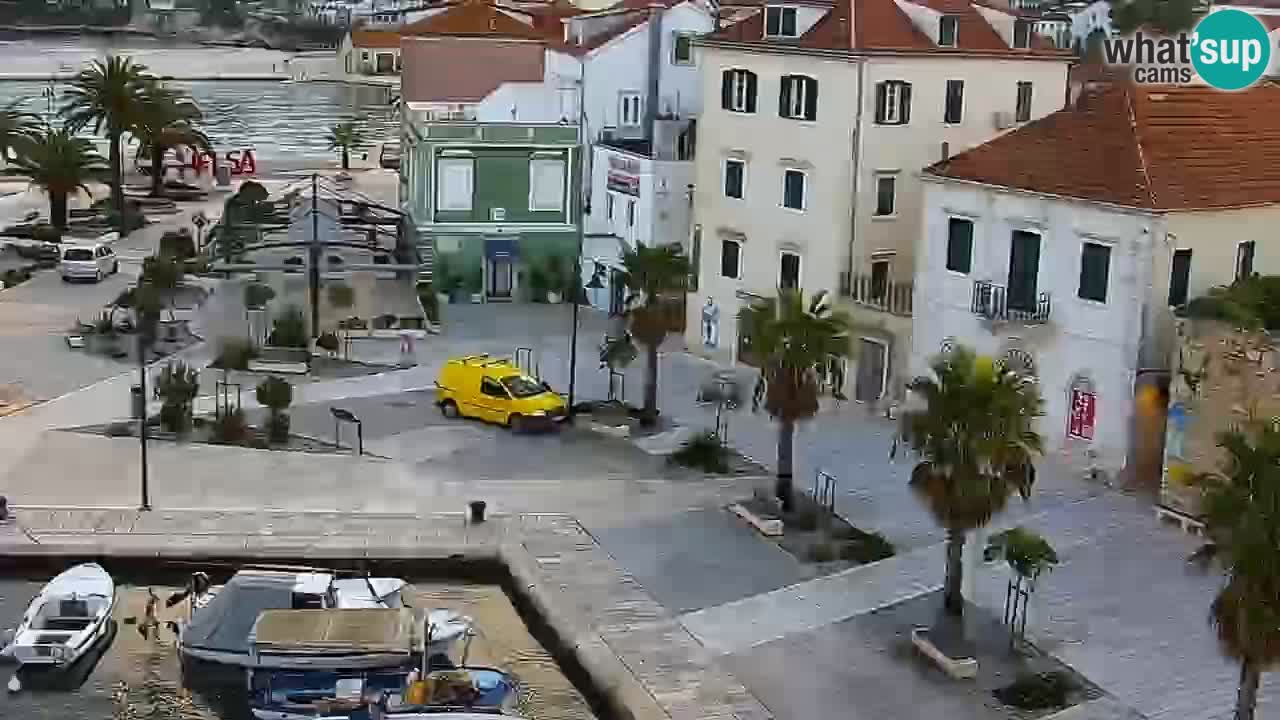 Webcam Jelsa Live motorisée – île de Hvar – Dalmatie – Croatie
