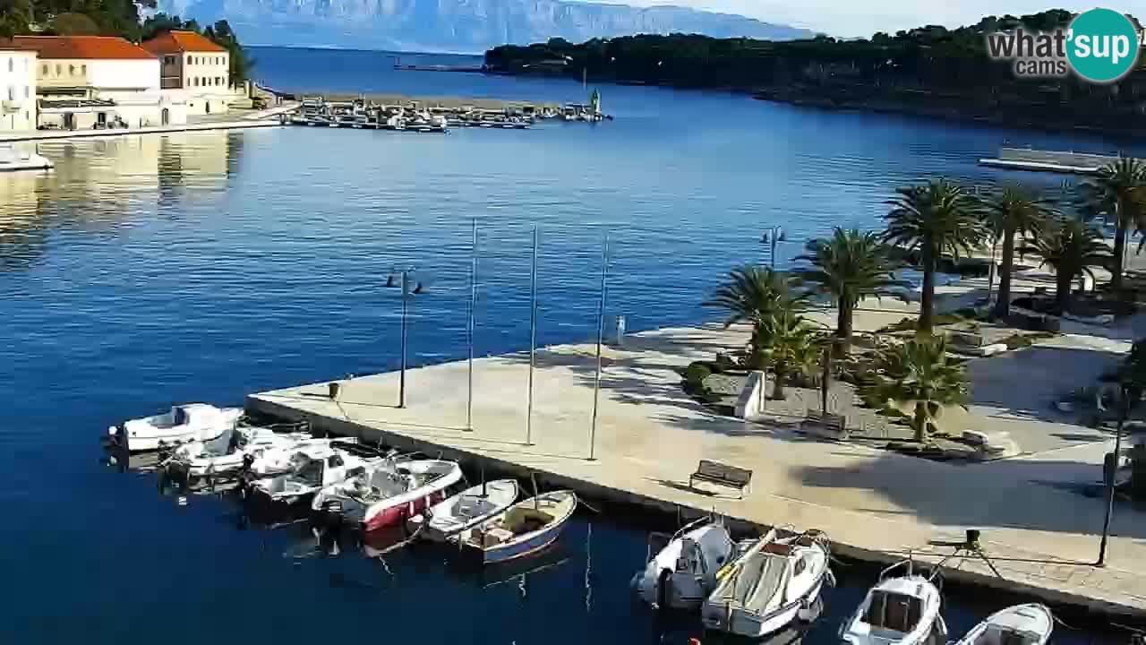 Webcam Jelsa Live motorisée – île de Hvar – Dalmatie – Croatie