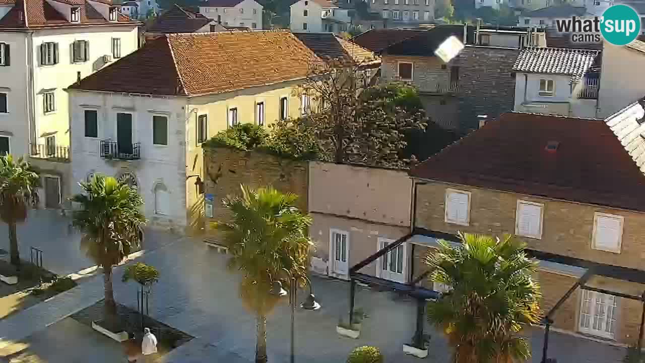 Webcam Jelsa Live motorisée – île de Hvar – Dalmatie – Croatie