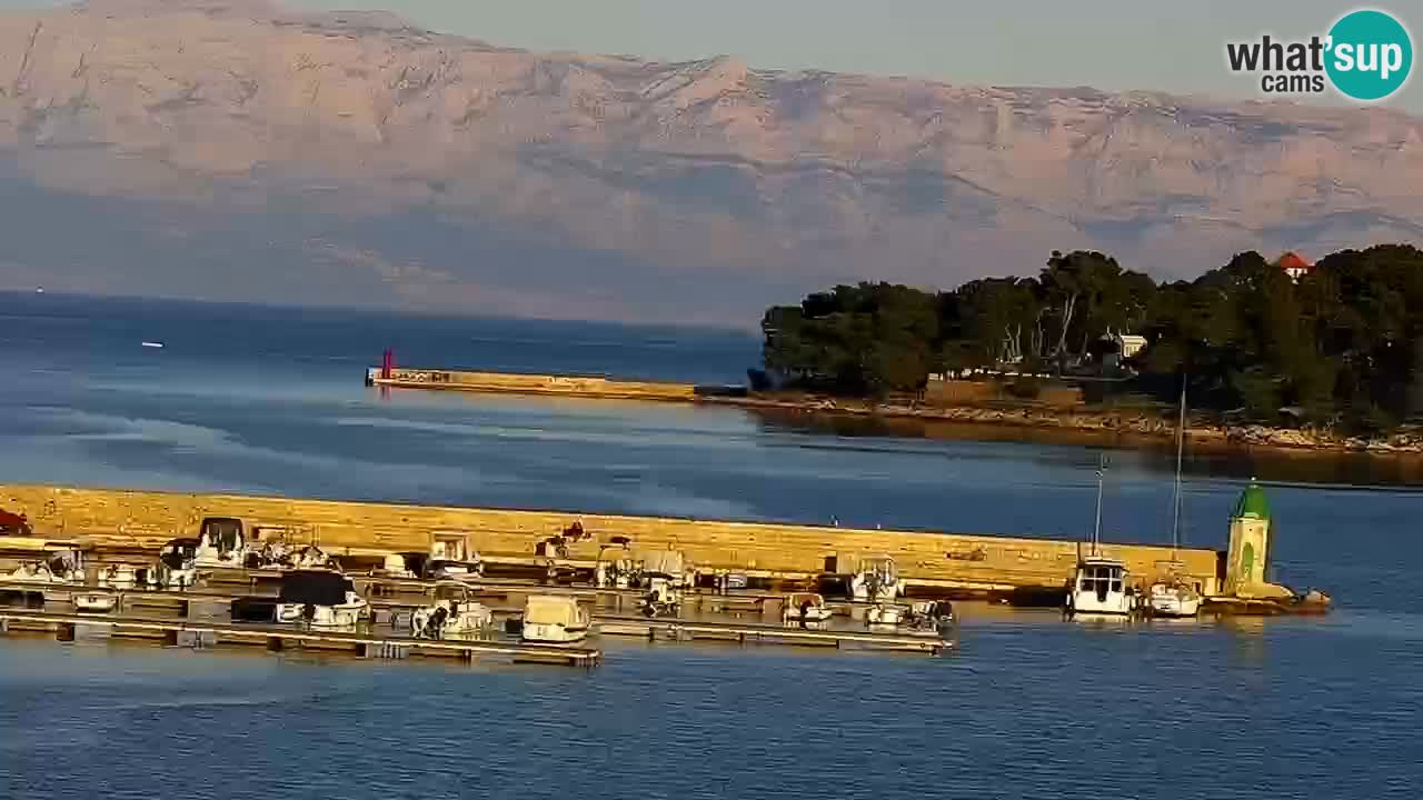 Jelsa motorizirana web kamera – otok Hvar – Dalmacija