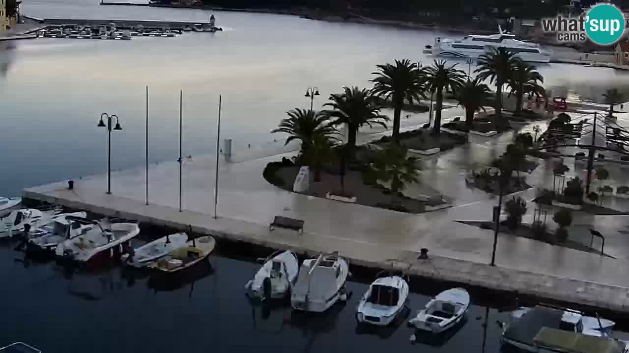 Webcam Jelsa Live motorisée – île de Hvar – Dalmatie – Croatie