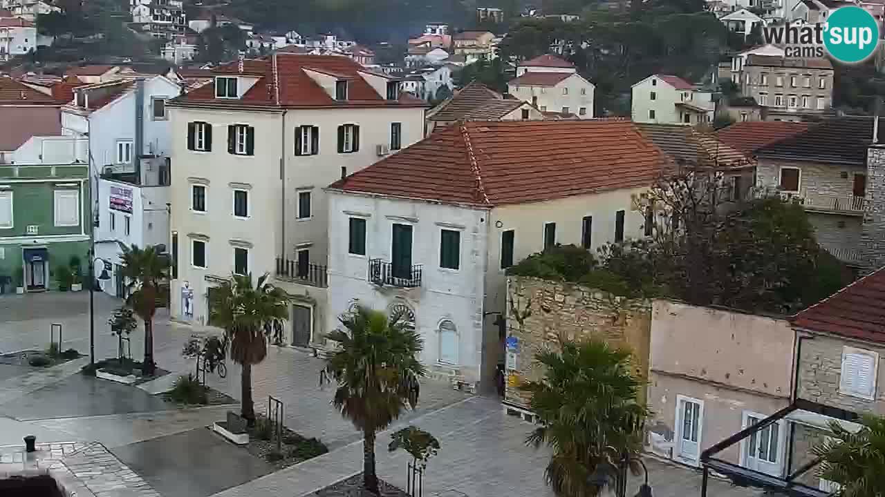 Webcam Jelsa Live motorisée – île de Hvar – Dalmatie – Croatie