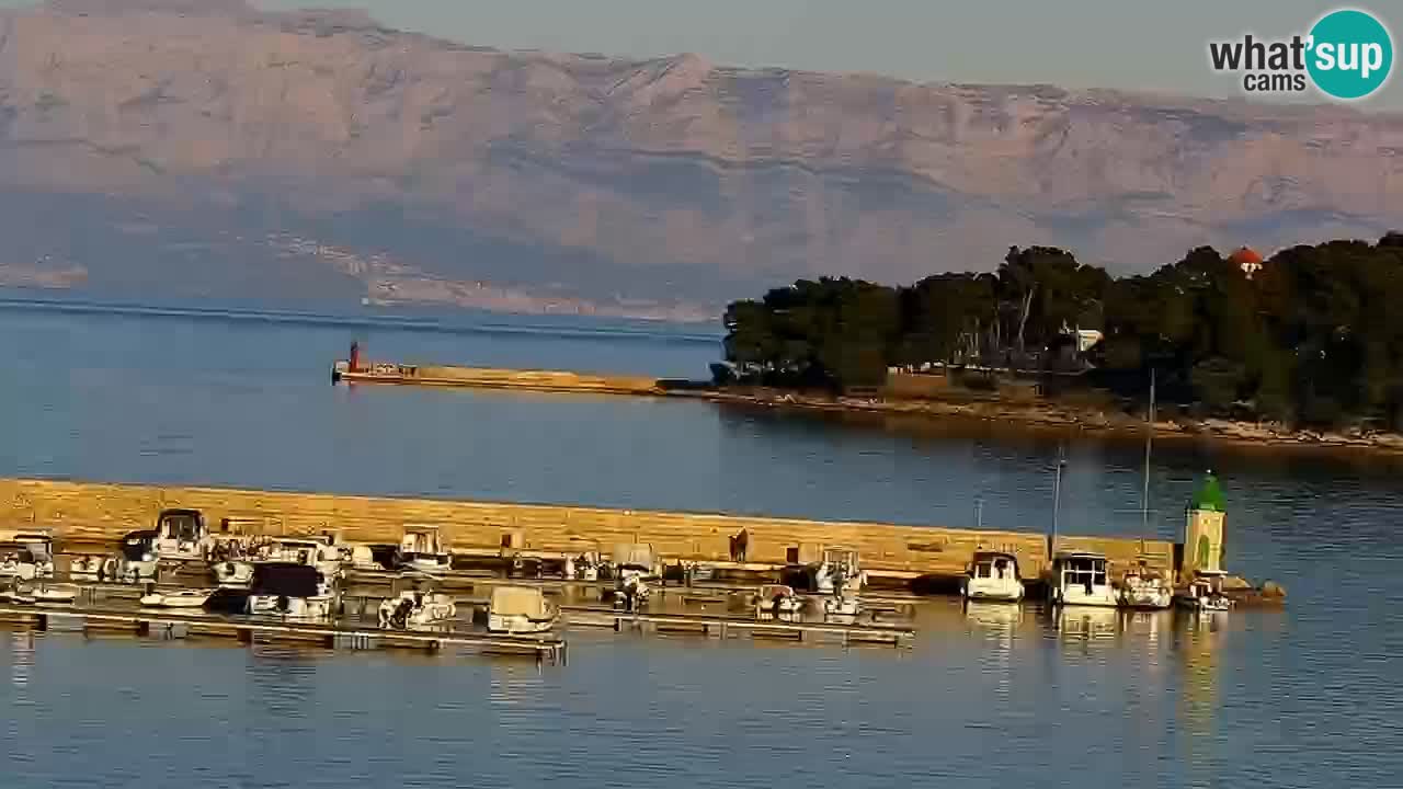 Webcam Jelsa Live motorisée – île de Hvar – Dalmatie – Croatie