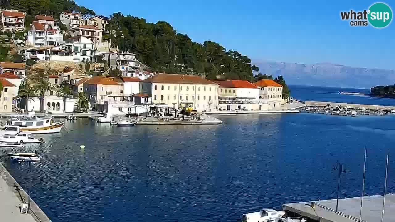 Webcam Jelsa Live motorisée – île de Hvar – Dalmatie – Croatie
