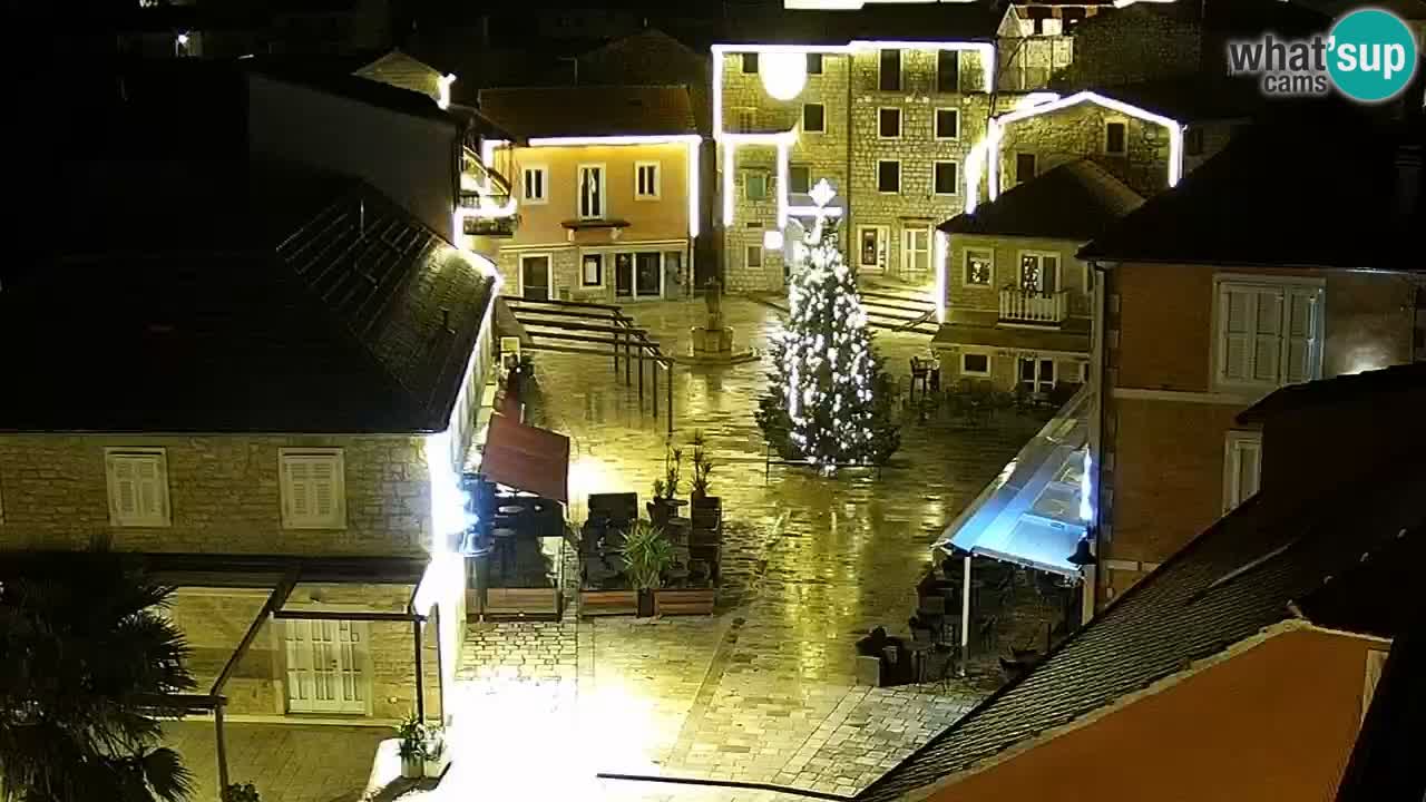 Webcam Jelsa Live motorisée – île de Hvar – Dalmatie – Croatie