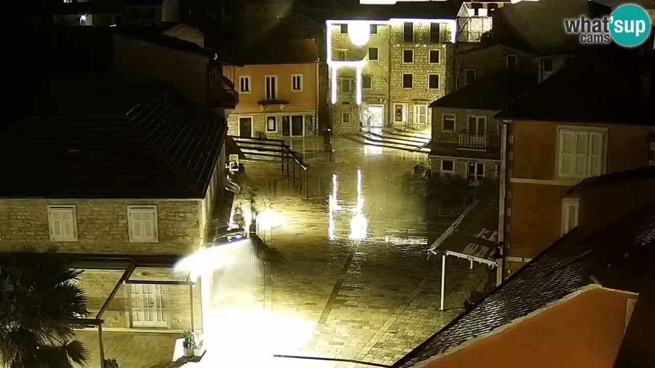 Webcam Jelsa Live motorisée – île de Hvar – Dalmatie – Croatie