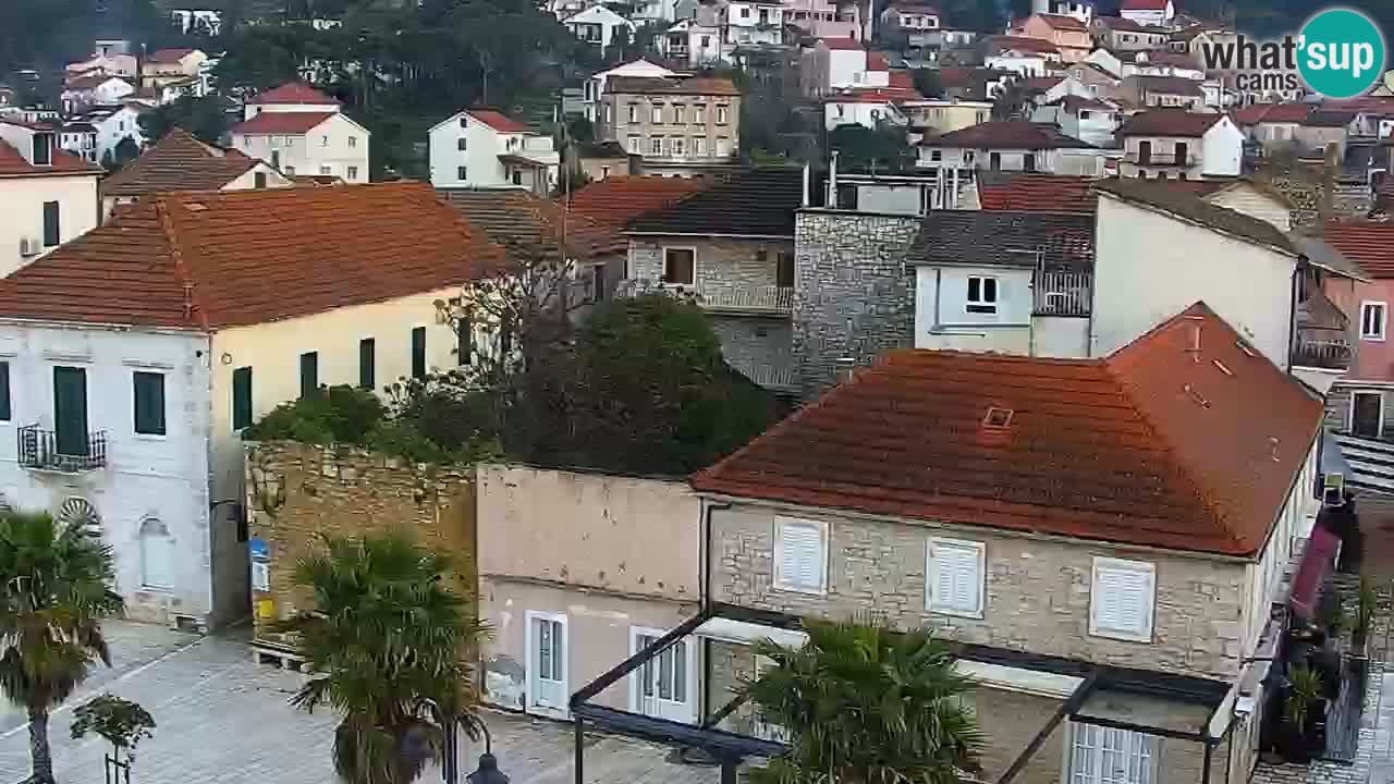 Webcam Jelsa Live motorisée – île de Hvar – Dalmatie – Croatie