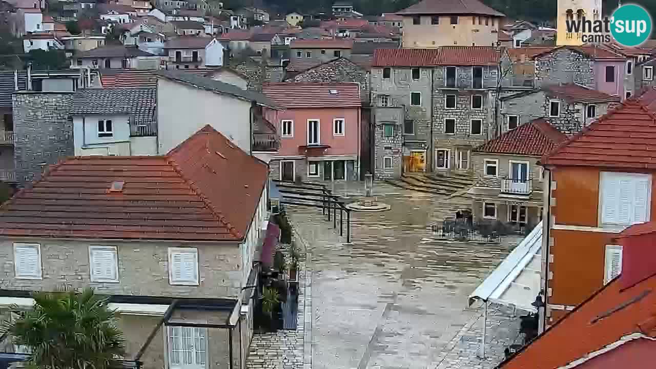 Webcam Jelsa Live motorisée – île de Hvar – Dalmatie – Croatie