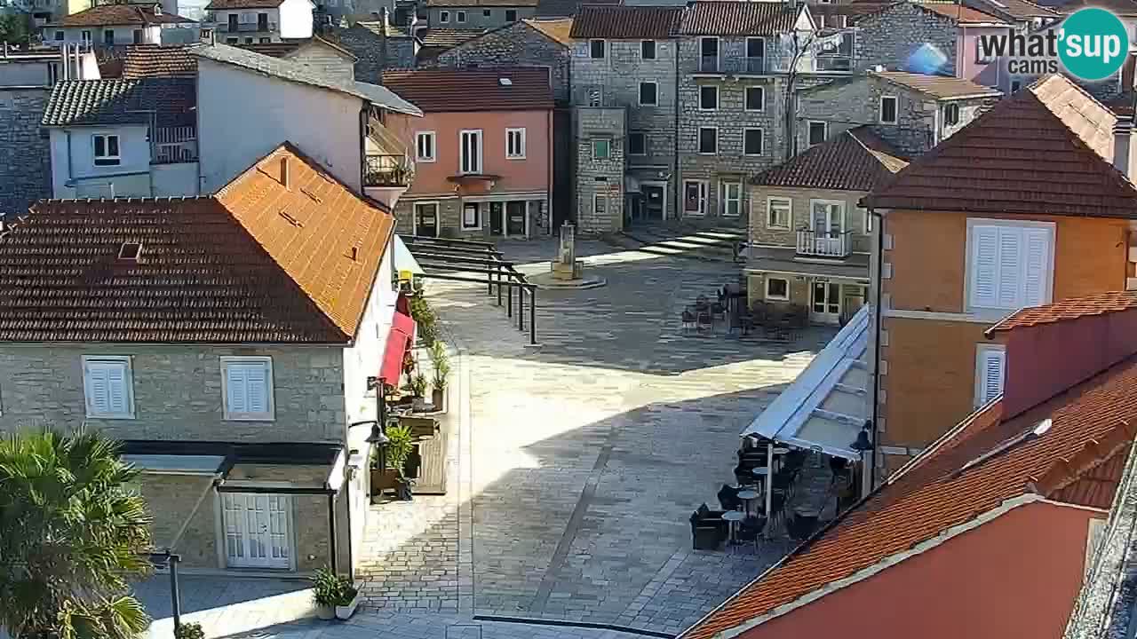 Jelsa camera en vivo Hvar isla
