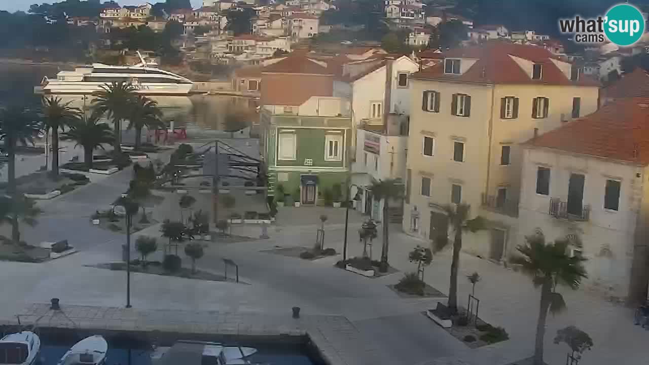 Webcam Jelsa Live motorisée – île de Hvar – Dalmatie – Croatie