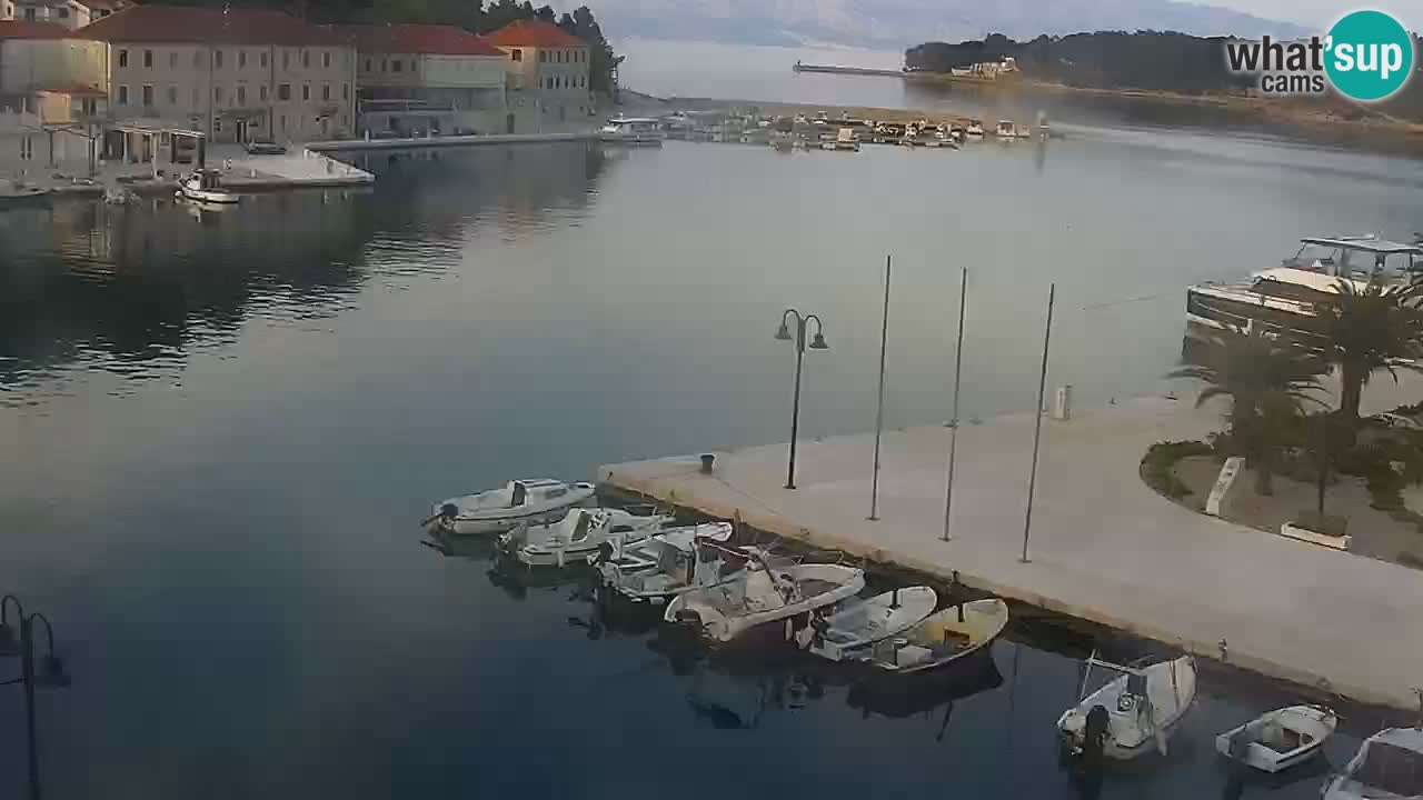 Webcam Jelsa Live motorisée – île de Hvar – Dalmatie – Croatie
