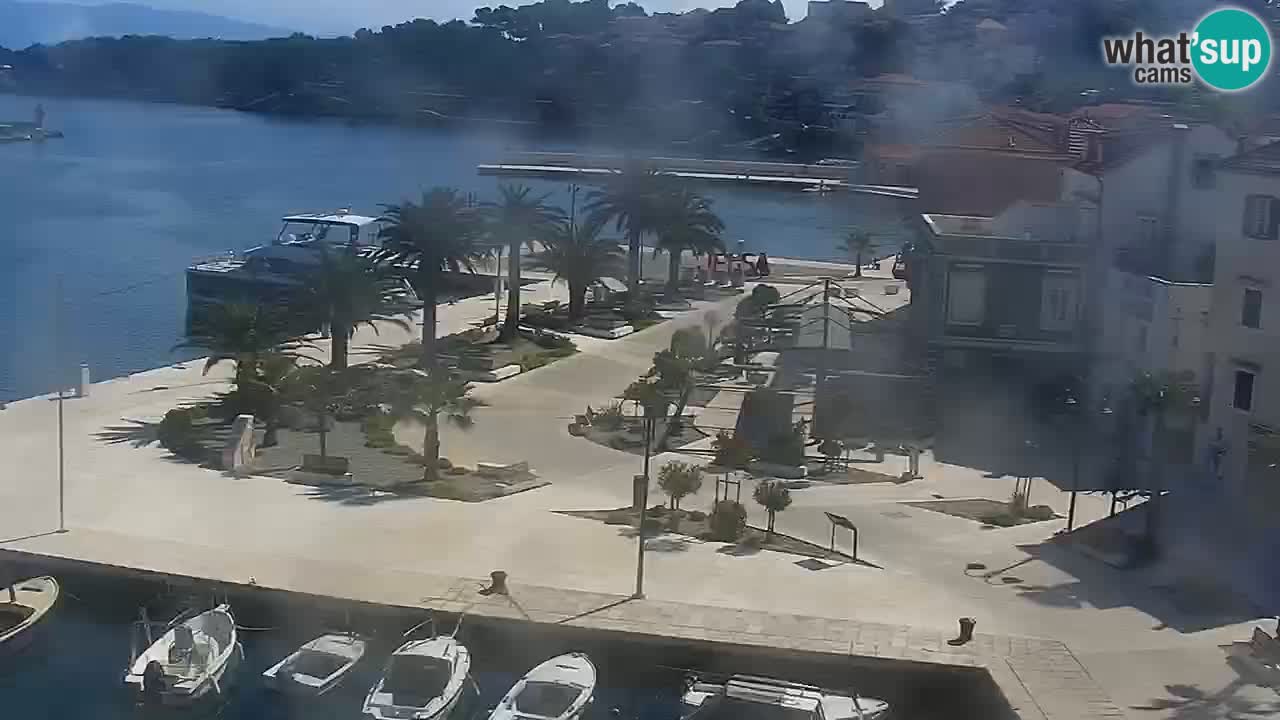 Webcam Jelsa Live motorisée – île de Hvar – Dalmatie – Croatie