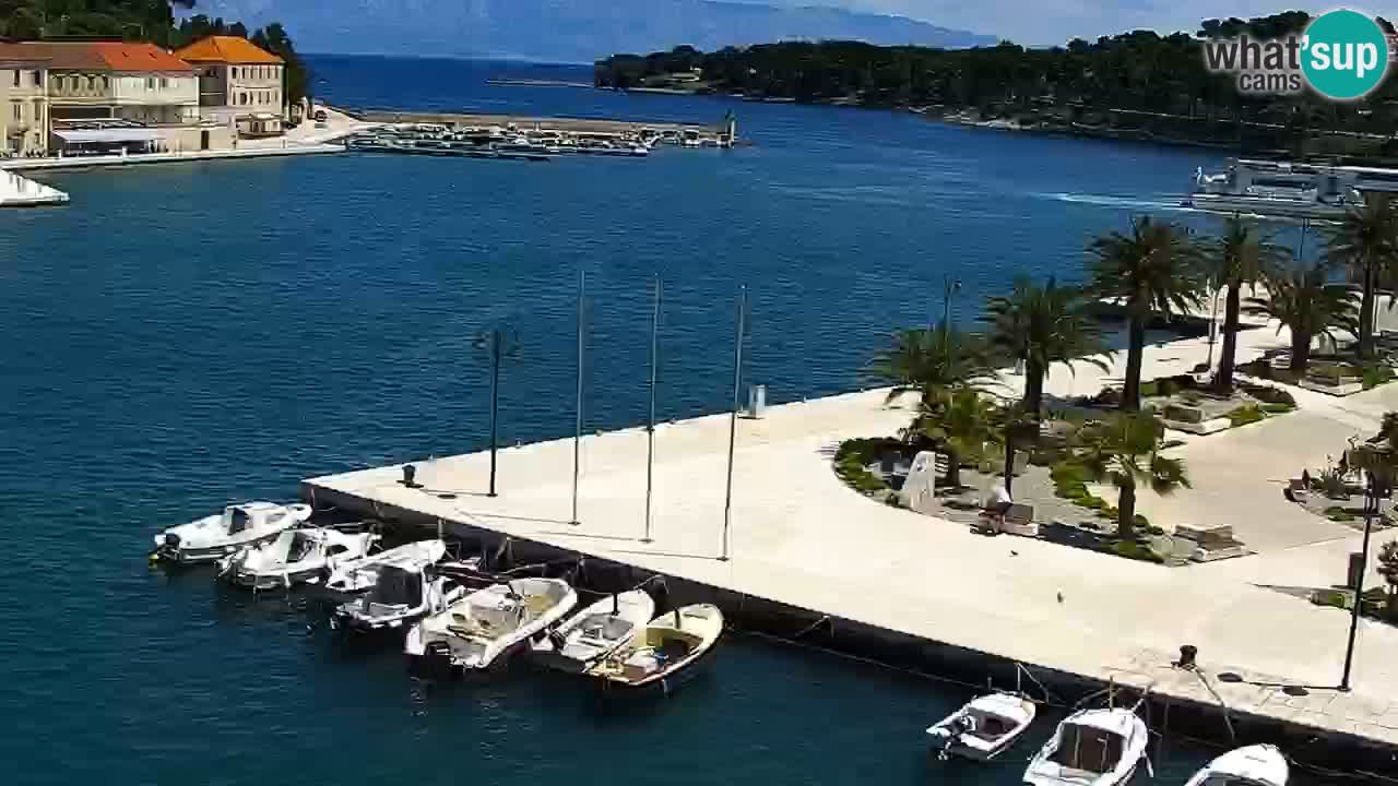Webcam Jelsa Live motorisée – île de Hvar – Dalmatie – Croatie