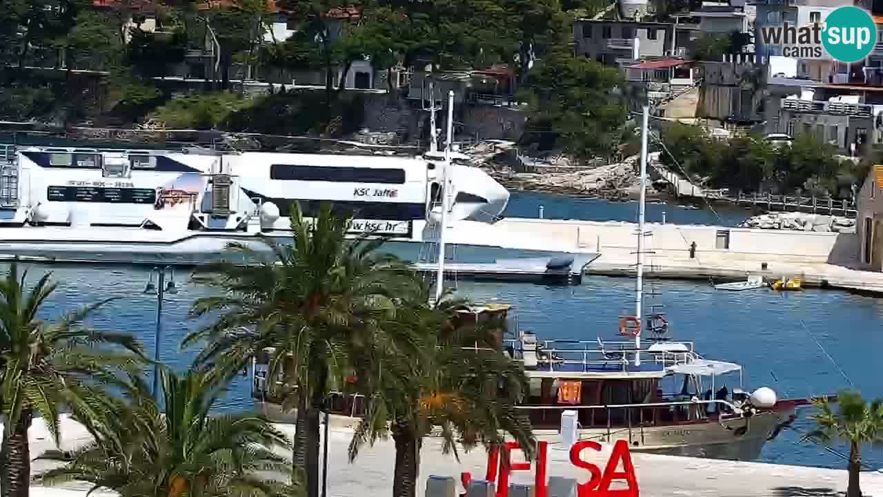 Jelsa motorizirana web kamera – otok Hvar – Dalmacija