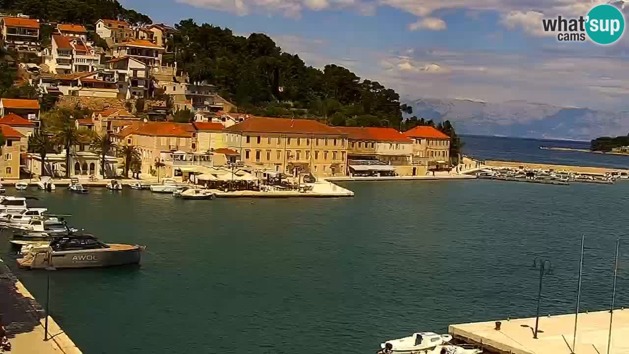 Webcam Jelsa Live motorisée – île de Hvar – Dalmatie – Croatie