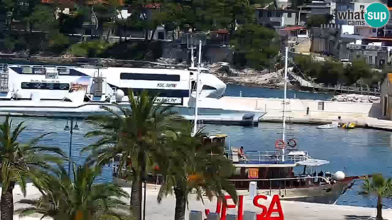 Jelsa Live Webcam motorizzata – Isola di Hvar – Dalmazia – Croazia