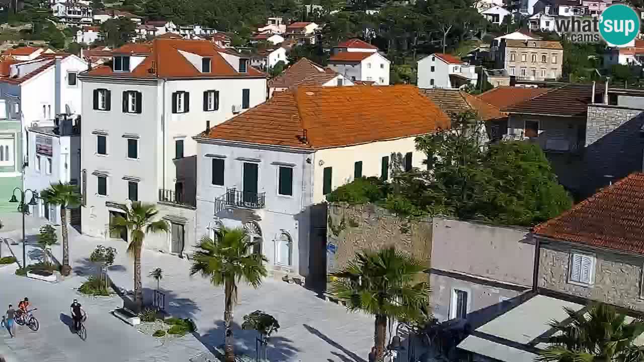 Webcam Jelsa Live motorisée – île de Hvar – Dalmatie – Croatie