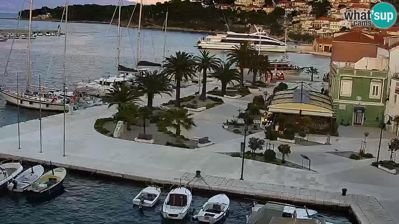 Webcam Jelsa Live motorisée – île de Hvar – Dalmatie – Croatie