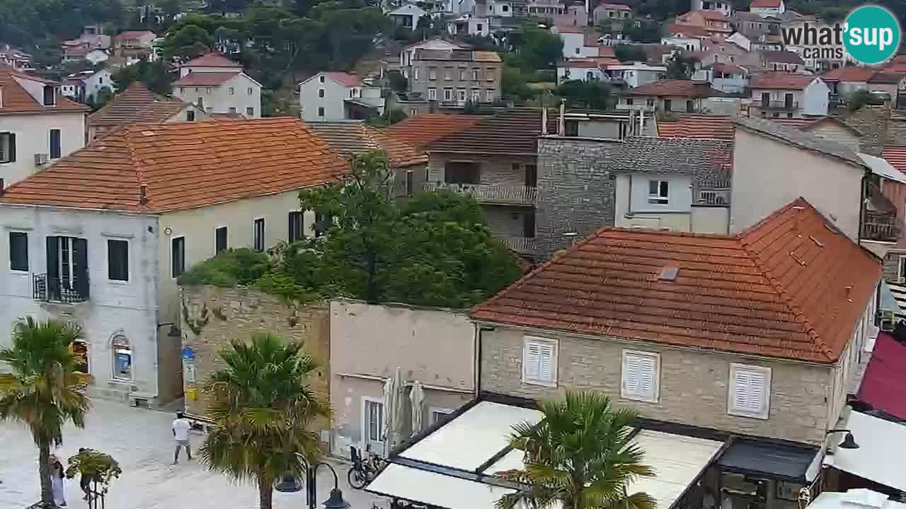 Webcam Jelsa Live motorisée – île de Hvar – Dalmatie – Croatie