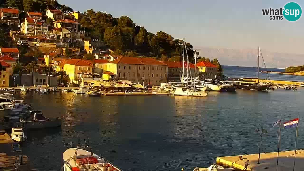 Webcam Jelsa Live motorisée – île de Hvar – Dalmatie – Croatie