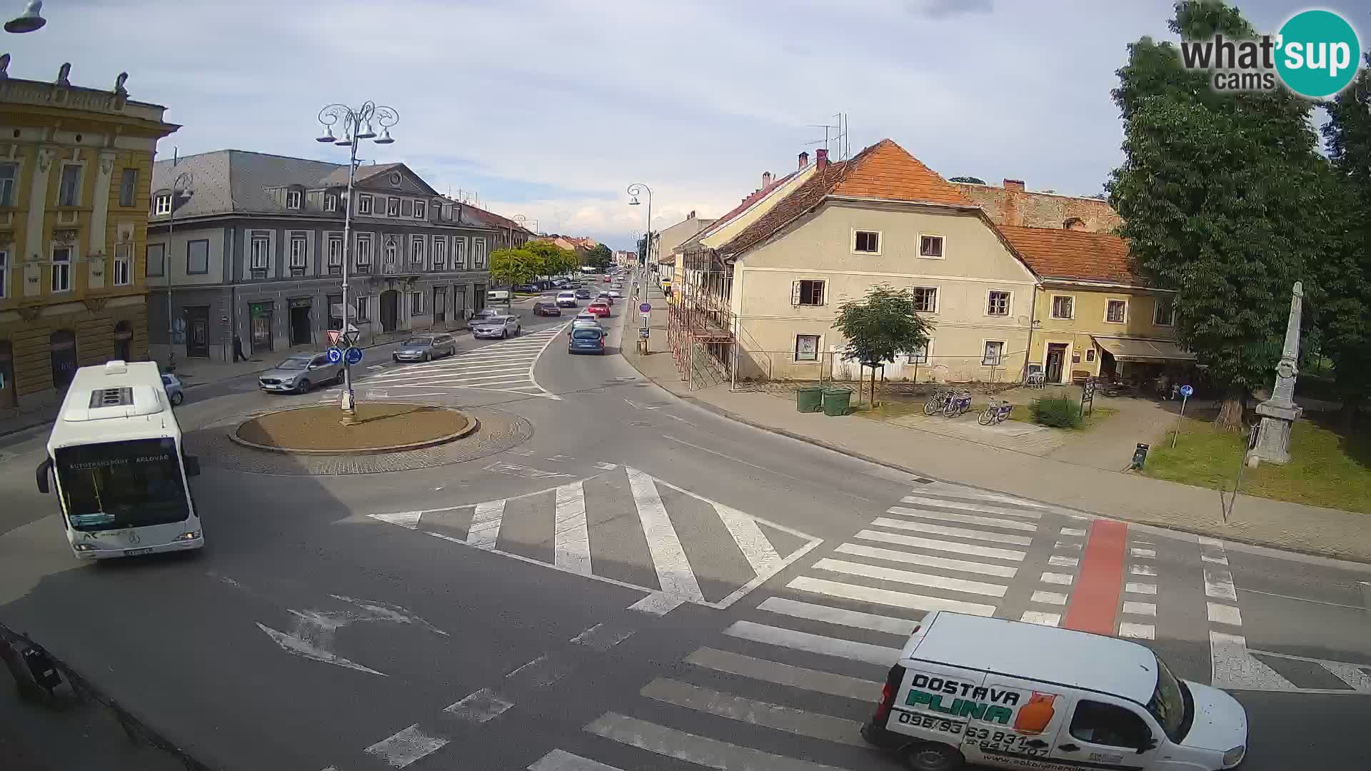 Webcam Karlovac – Lana Center and Peter Zrinski Street