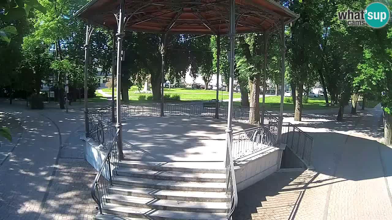 Karlovac live webcam – music pavilion
