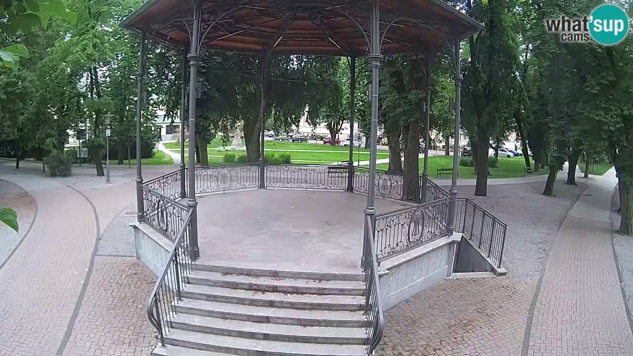 Karlovac live webcam – music pavilion