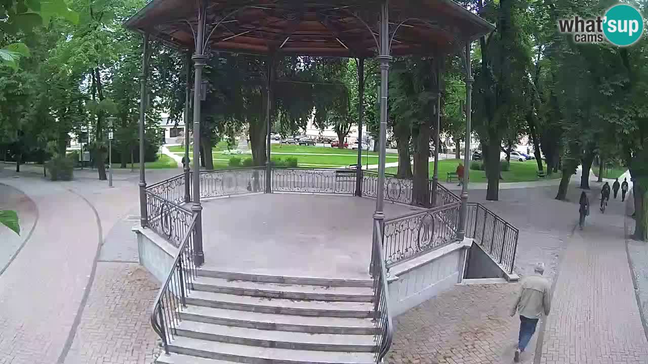 Karlovac live webcam – music pavilion