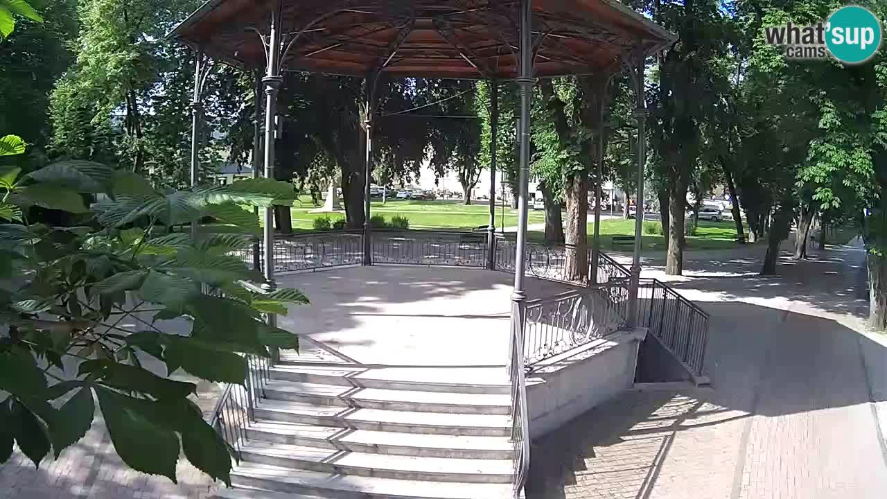 Karlovac live webcam – music pavilion