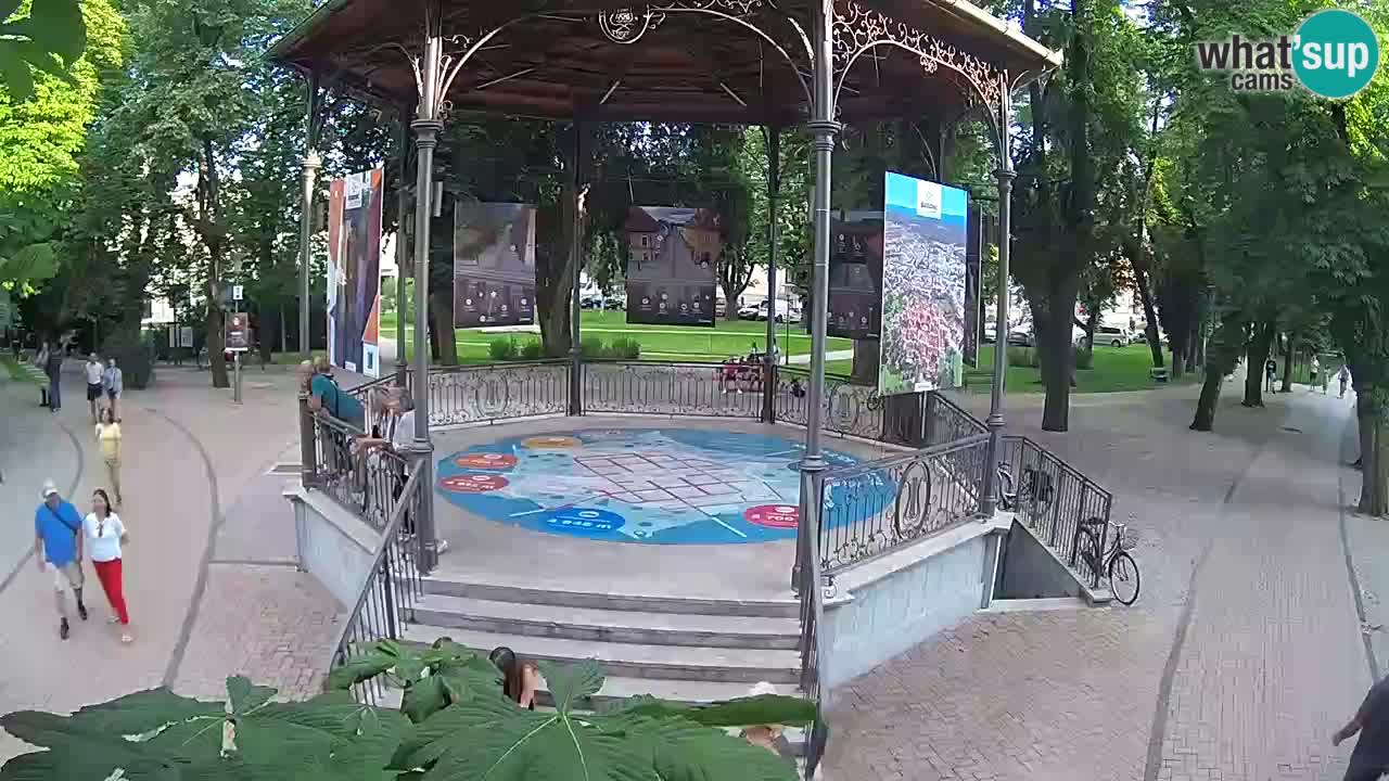 Karlovac live webcam – music pavilion