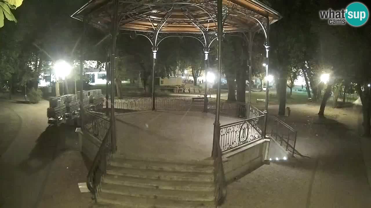 Karlovac live webcam – music pavilion