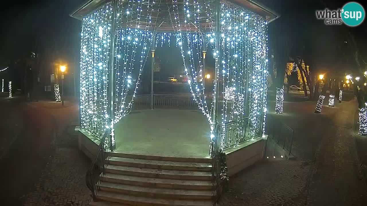 Karlovac live webcam – music pavilion