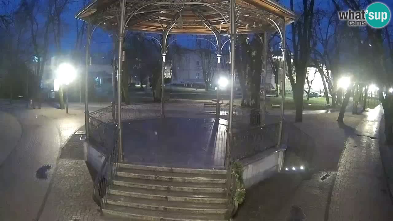 Karlovac live webcam – music pavilion