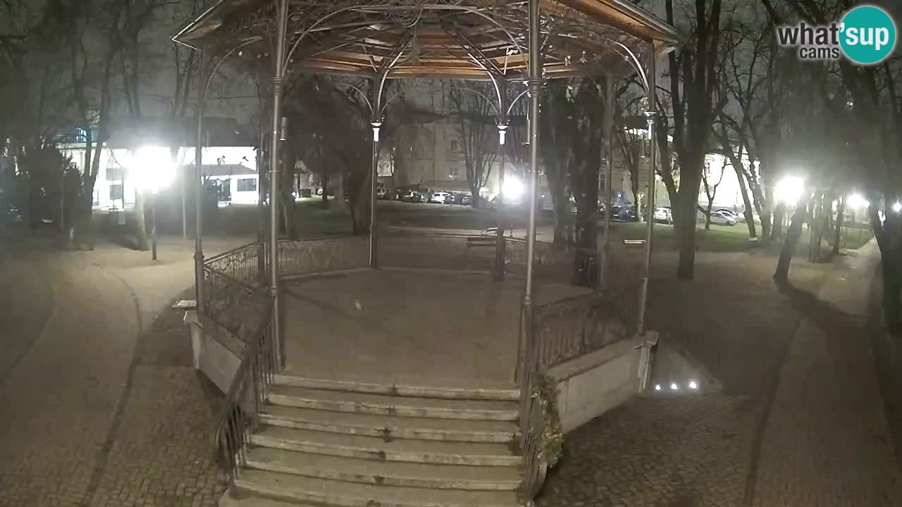 Karlovac live webcam – music pavilion