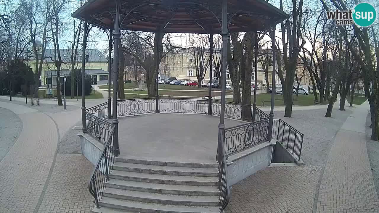 Karlovac live webcam – music pavilion