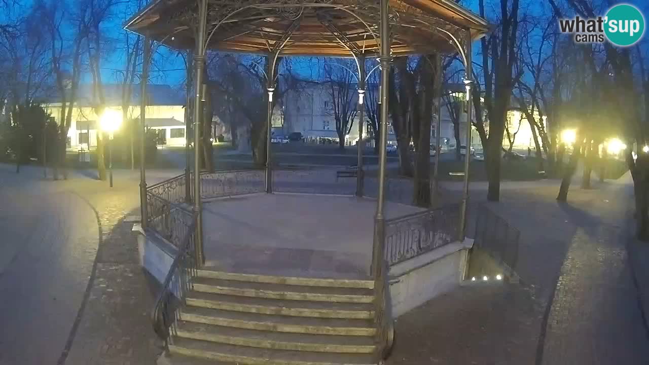 Karlovac live webcam – music pavilion