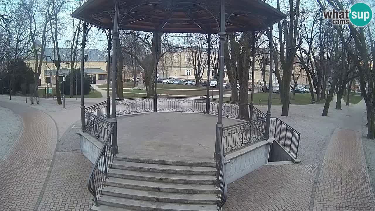 Karlovac live webcam – music pavilion